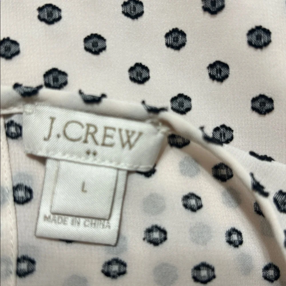 J. Crew Patterned Women's Top L Large Well Made